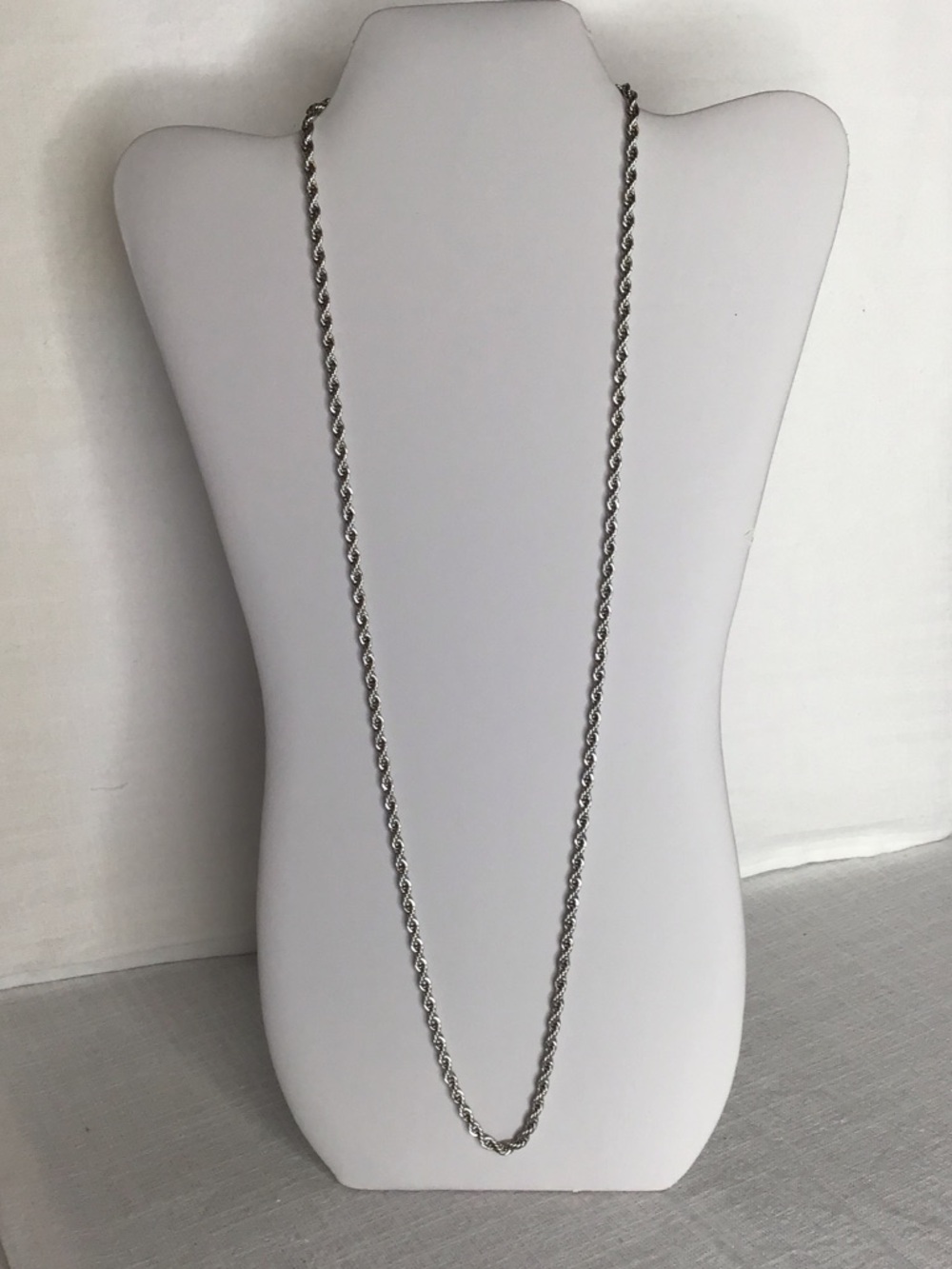 Classic Men's Stainless Steel Rope Chain Necklace